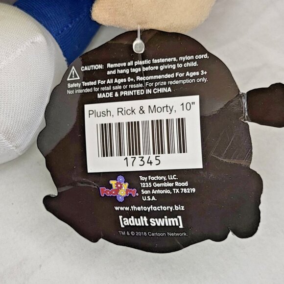 Rick And Morty T-Shirt men small / & Plush 10" Morty 2018 w Tag - Excellent Cond - Picture 11 of 16